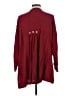 Studio 90 Burgundy 3/4 Sleeve Button-Down Shirt Size L - photo 2