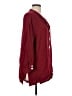 Studio 90 Burgundy 3/4 Sleeve Button-Down Shirt Size L - photo 4