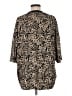 ASOS Design 100% Polyester Animal Print Brown 3/4 Sleeve T-Shirt Size M - photo 2