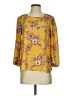 Papermoon 100% Polyester Yellow 3/4 Sleeve Blouse Size XS - photo 1