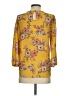 Papermoon 100% Polyester Yellow 3/4 Sleeve Blouse Size XS - photo 2