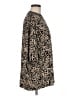 ASOS Design 100% Polyester Animal Print Brown 3/4 Sleeve T-Shirt Size M - photo 4