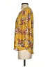 Papermoon 100% Polyester Yellow 3/4 Sleeve Blouse Size XS - photo 5