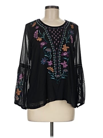 Style&Co Long Sleeve Blouse (view 1)