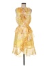 Hale Bob 100% Polyester Yellow Cocktail Dress Size M - photo 1