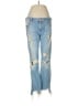 Trafaluc by Zara Hearts Blue Jeans Size 4 - photo 1