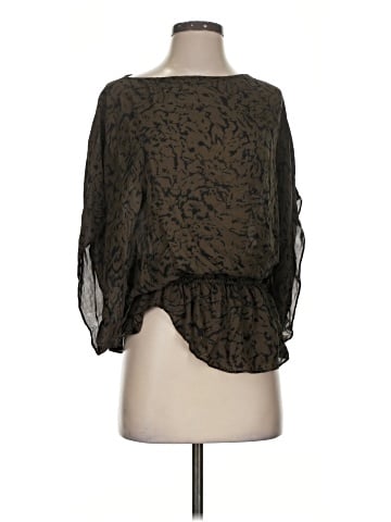 Parker 3/4 Sleeve Silk Top (view 1)
