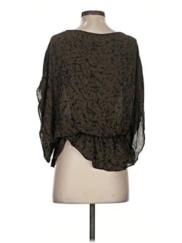 Parker 3/4 Sleeve Silk Top (view 2)