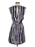Sugarlips 100% Polyester Stripes Gray Casual Dress Size S - photo 2