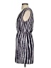 Sugarlips 100% Polyester Stripes Gray Casual Dress Size S - photo 5