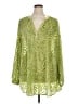 Torrid Green Long Sleeve Blouse Size 4X Plus (4) - photo 1