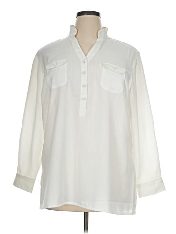 Draper's & Damon's 3/4 Sleeve Blouse (view 1)