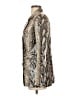 Missguided 100% Polyurethane Animal Print Gold Silver Blazer Size 2 - photo 5