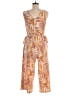 dalia Paisley Orange Jumpsuit Size 6 - photo 2