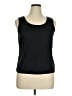 Notations 100% Polyester Black Sleeveless T-Shirt Size XL - photo 1