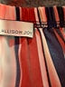 Allison Joy 100% Polyester Stripes Red Short Sleeve Blouse Size S - photo 7