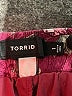 Torrid Floral Burgundy Shorts Size 1X Plus (1) - photo 3