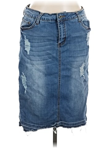!It Jeans Denim Skirt (view 1)