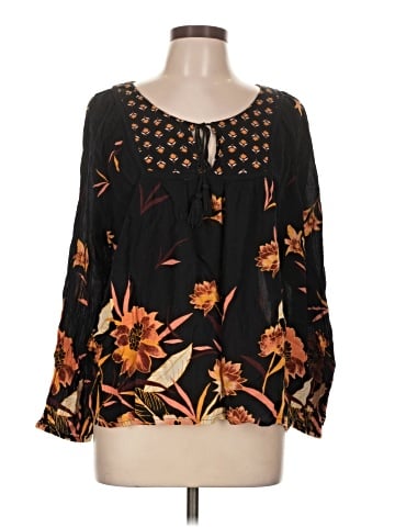 Billabong 3/4 Sleeve Blouse (view 1)