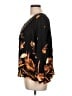 Billabong 100% Rayon Black 3/4 Sleeve Blouse Size L - photo 5