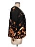 Billabong 100% Rayon Black 3/4 Sleeve Blouse Size L - photo 4