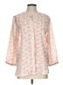 Jachs Girlfriend 100% Polyester Orange 3/4 Sleeve Blouse Size L - photo 1