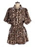 ANNIEWEAR Animal Print Brown Romper Size M - photo 1