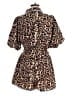 ANNIEWEAR Animal Print Brown Romper Size M - photo 2