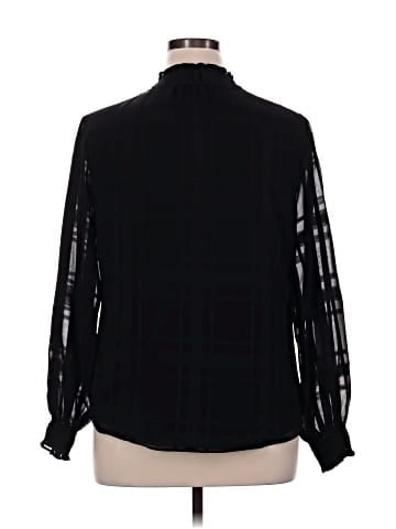 White House Black Market Long Sleeve Blouse (view 2)