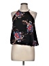 Lily White 100% Polyester Black Tank Top Size M - photo 1