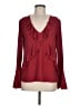 Bailey 44 100% Polyester Burgundy Long Sleeve Blouse Size M - photo 1
