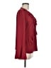 Bailey 44 100% Polyester Burgundy Long Sleeve Blouse Size M - photo 4