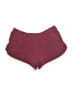 Popular Basics Color Block Burgundy Athletic Shorts Size L - photo 1