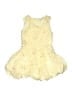 Knit Works 100% Polyester Yellow Dress Size 4 - photo 1