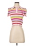 Chuu Pink Short Sleeve Top Size 00 - photo 1