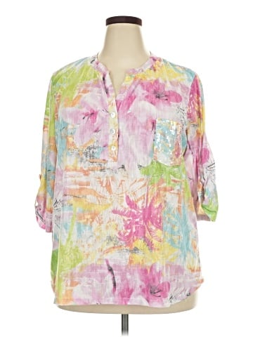 Thomas & Olivia 3/4 Sleeve Blouse (view 1)