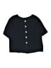 Unbranded Black Short Sleeve Blouse Size XL - photo 1