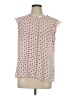 Elle 100% Polyester Pink Sleeveless Blouse Size L - photo 1