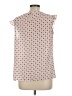 Elle 100% Polyester Pink Sleeveless Blouse Size L - photo 2