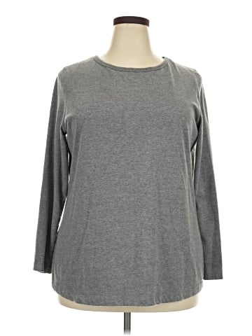 Woman Within 3/4 Sleeve T-Shirt (view 1)