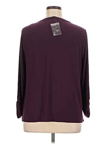 Roz & Ali Long Sleeve Blouse (view 2)