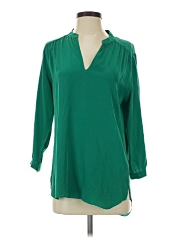 Amanda Uprichard 3/4 Sleeve Silk Top (view 1)