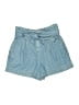 L'Agence Blue Denim Shorts Size 24 waist - photo 1