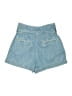 L'Agence Blue Denim Shorts Size 24 waist - photo 2
