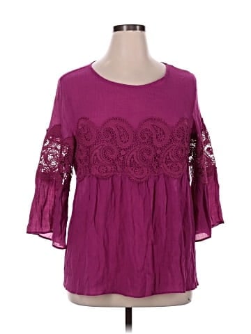New Directions 3/4 Sleeve Blouse (view 1)