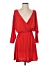Express Solid Red Cocktail Dress Size XS - photo 1