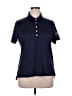 PETER MILLAR Blue Short Sleeve Polo Size XL - photo 1