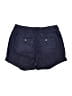 Dear John Plaid Blue Denim Shorts Size 26 waist - photo 2