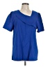 Unbranded 100% Polyester Blue Short Sleeve Top Size L - photo 2