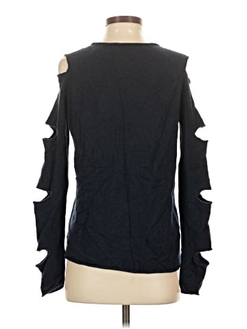 Skull Cashmere Long Sleeve T-Shirt (view 2)